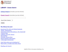 Tablet Screenshot of libcat.chester.ac.uk